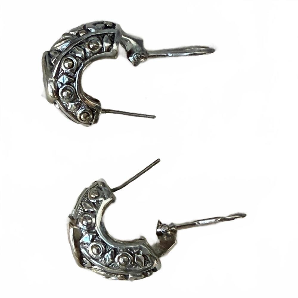 Michael Morrison MX Signature Collection Blue Glass Earrings - Picture 4 of 8
